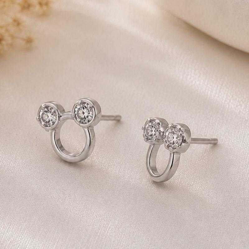 BRINCO MICKEY ORELHA ZIRCONIA