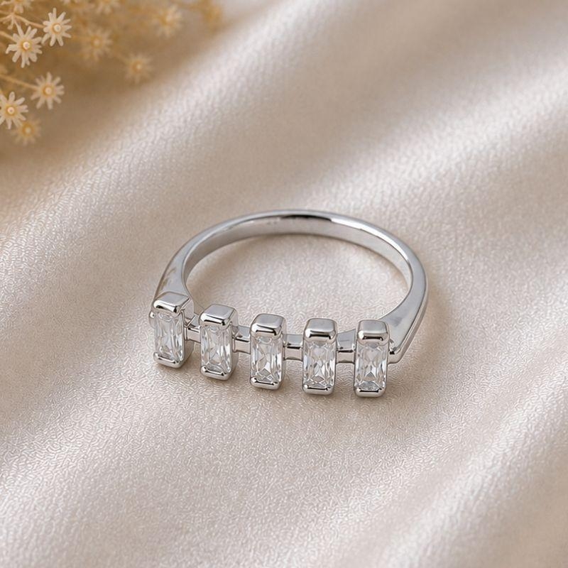 ANEL ZIRCONIAS BAGUETE