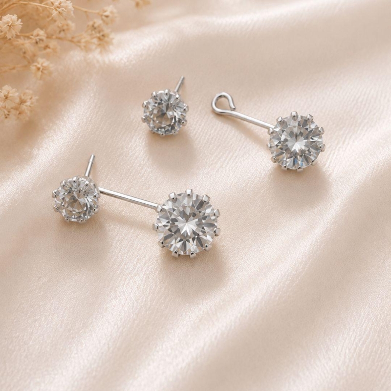 EAR JACKET BRINCO CRISTAL