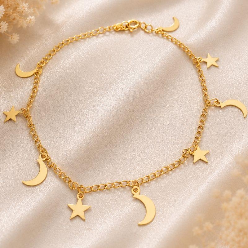 PULSEIRA LUA E ESTRELA LISAS