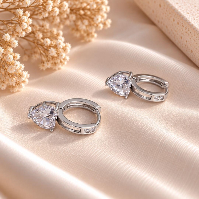 ARGOLA CORACAO ZIRCONIA