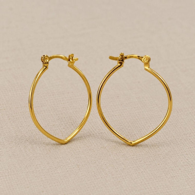 ARGOLA FIO OVAL FECHO ITALIANO