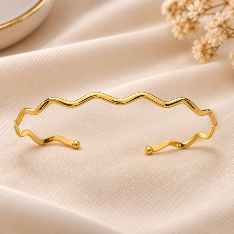 BRACELETE ONDAS LISO
