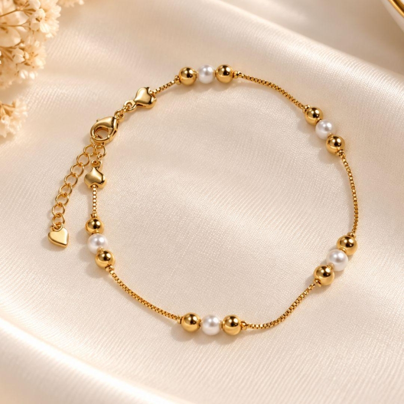 PULSEIRA PEROLA COM BOLINHA