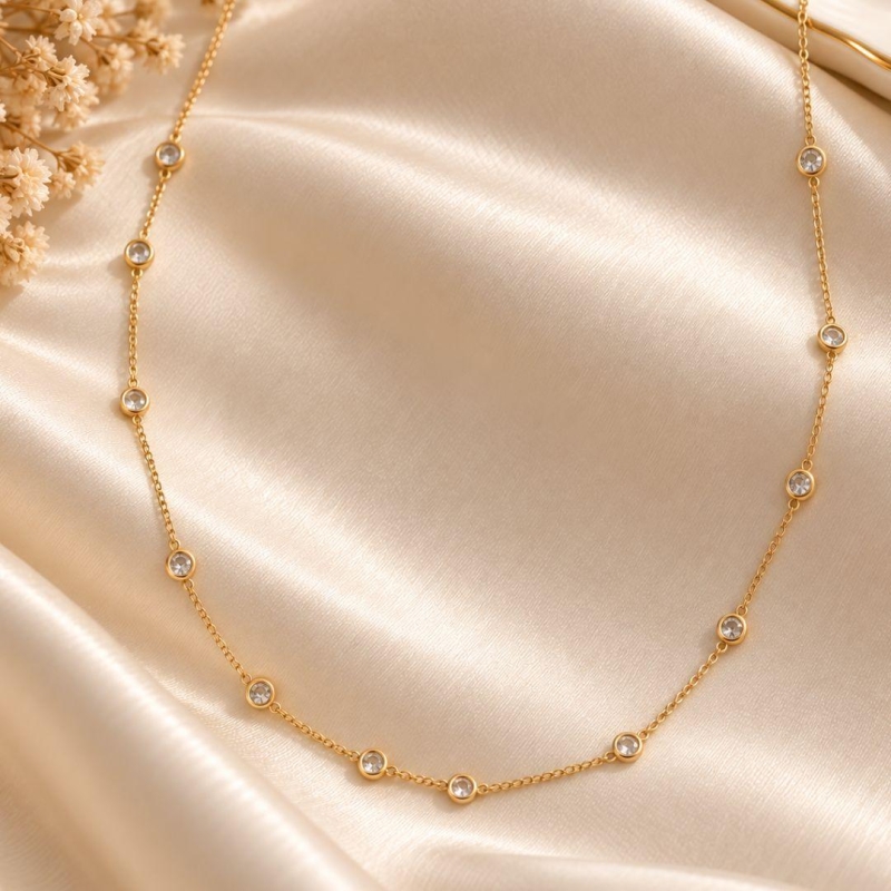 CHOCKER PONTOS DE LUZ INTERCALADOS