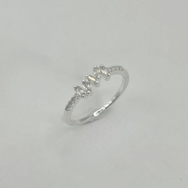 ANEL ZIRCONIA 5 PEDRAS ANEL ZIRCONIA 5 PEDRAS