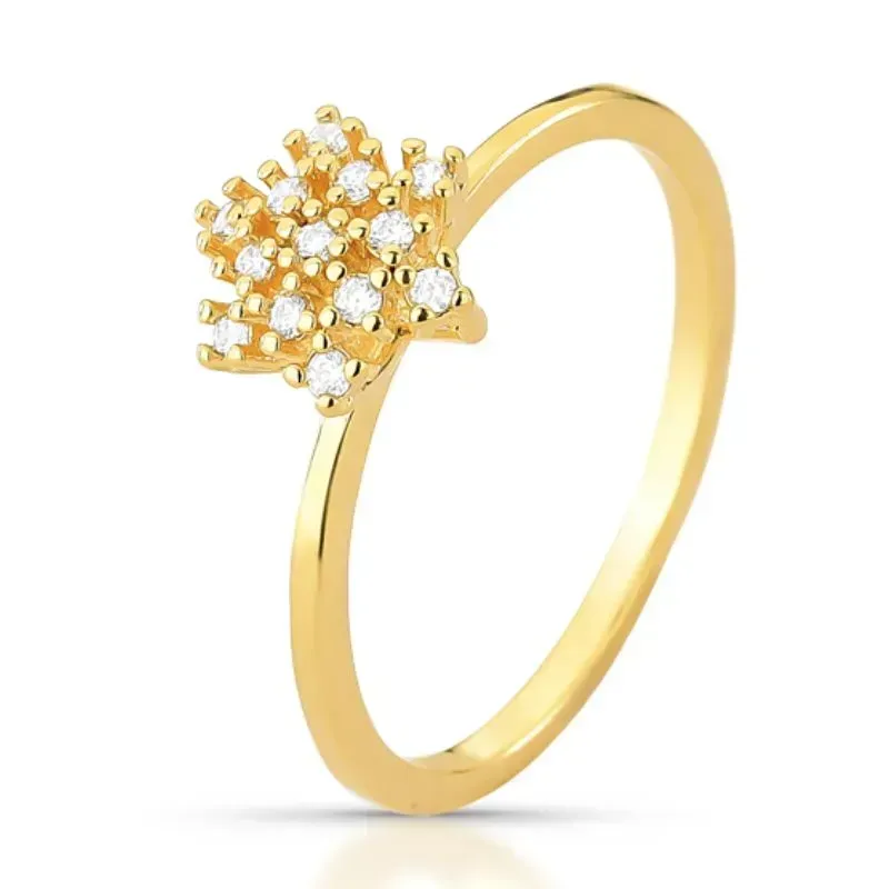 ANEL MICRO ZIRCONIA CHUVEIRO ESTRELA