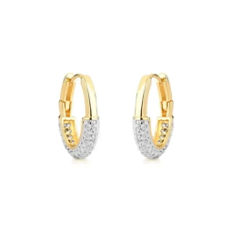ARGOLA OVAL APLIQUE RODIO