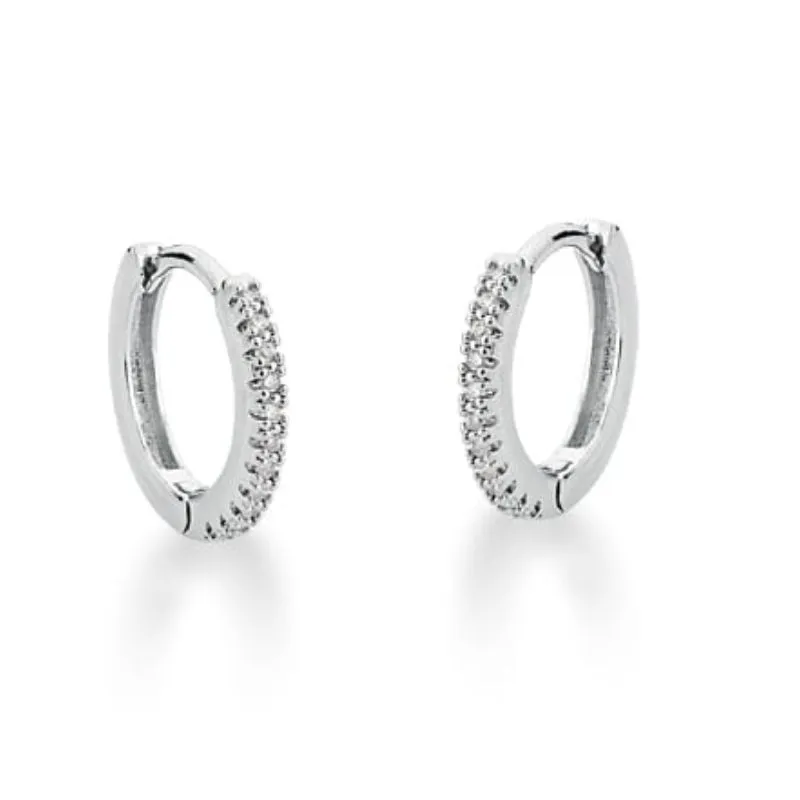 ARGOLA RODIO UMA FILEIRA ZIRCONIA