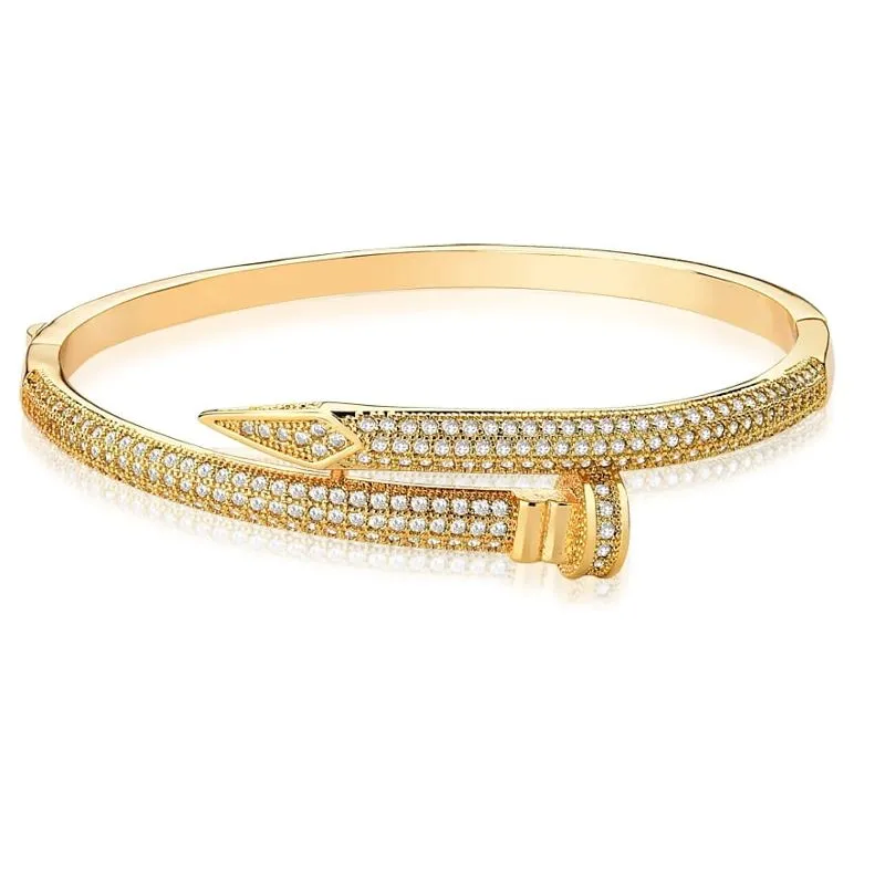 BRACELETE INSPIRACAO PREGO ZIRCONIA
