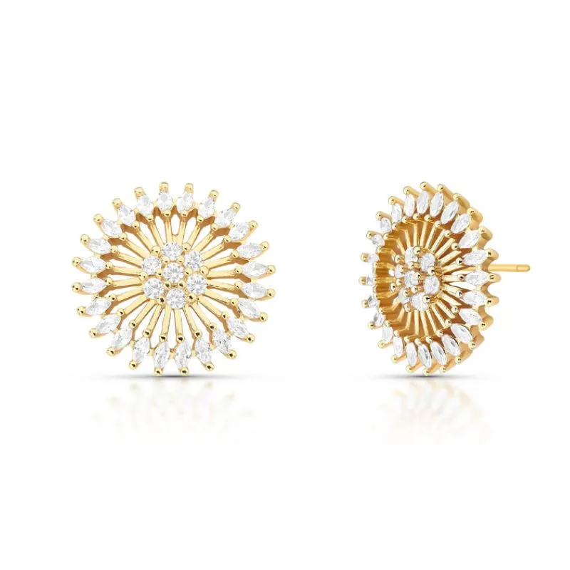 BRINCO GIRASSOL ZIRCONIA