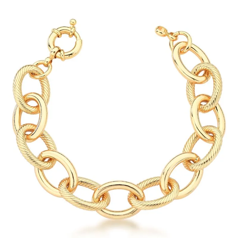 PULSEIRA GROSSA ELO OVAL