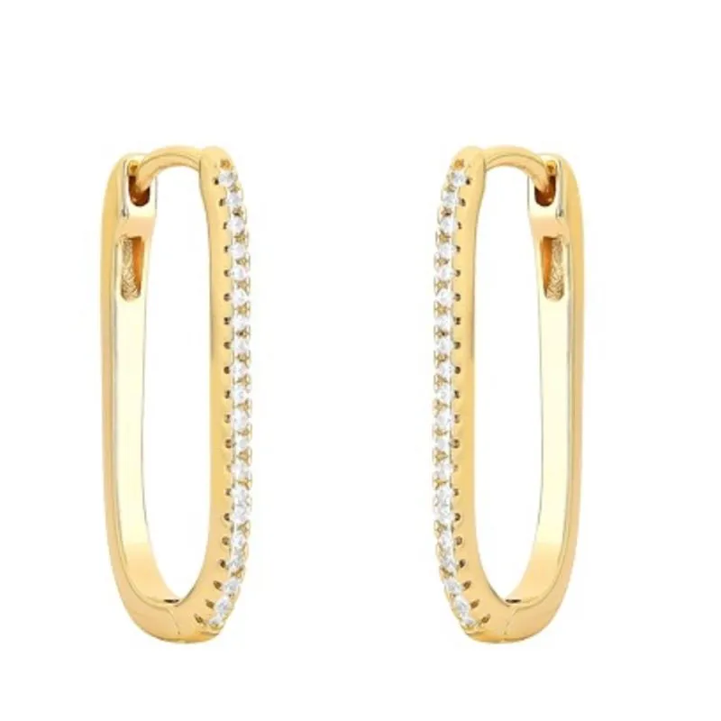 ARGOLA FINA OVAL ZIRCONIA