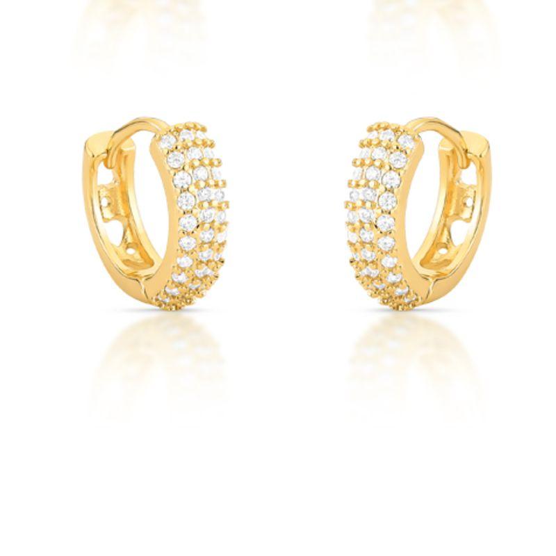 ARGOLA MICRO ZIRCONIA 3 FILEIRAS