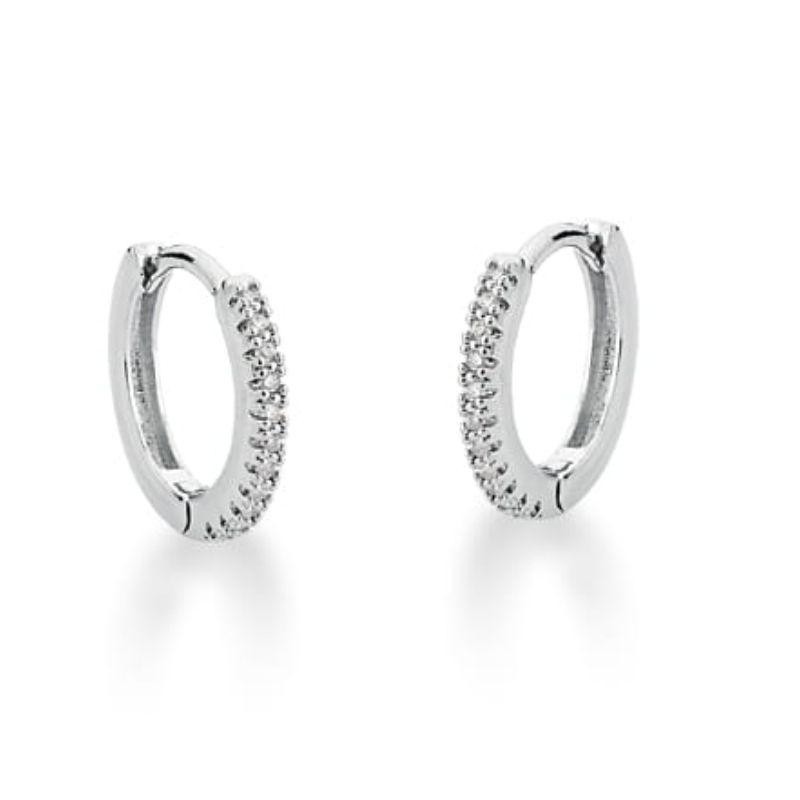 ARGOLA RODIO UMA FILEIRA ZIRCONIA