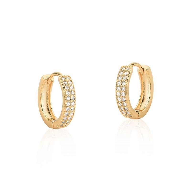 ARGOLINHA ZIRCONIA DUPLA