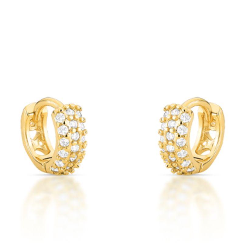 ARGOLA MICRO ZIRCONIA 3 FILEIRAS
