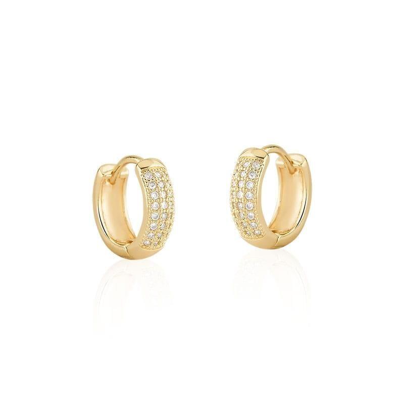ARGOLA CRAVEJADAS DE ZIRCÔNIAS RODIO P