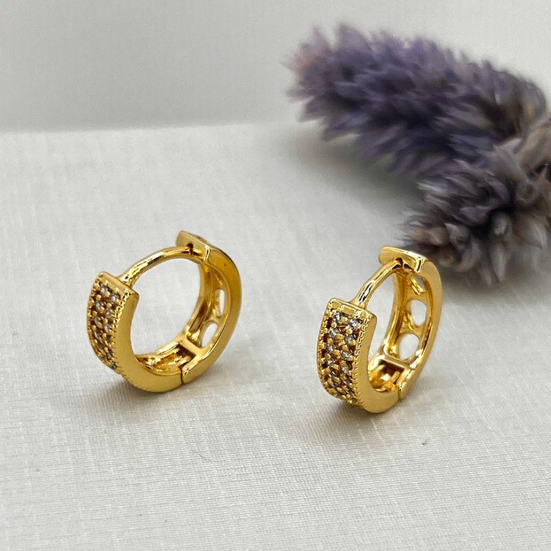 ARGOLA 2 FILEIRAS ZIRCONIA