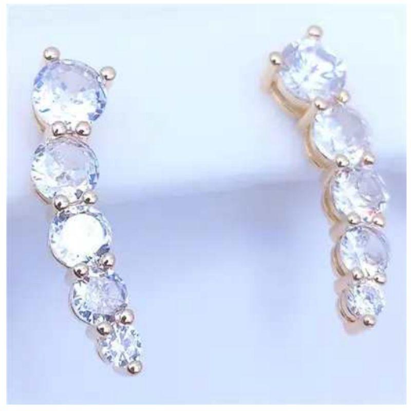 BRINCO EAR CUFF ZIRCONIA