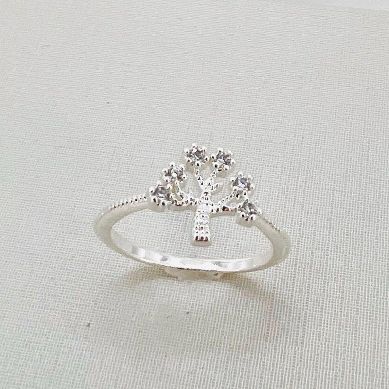 ANEL ARVORE ZIRCONIA