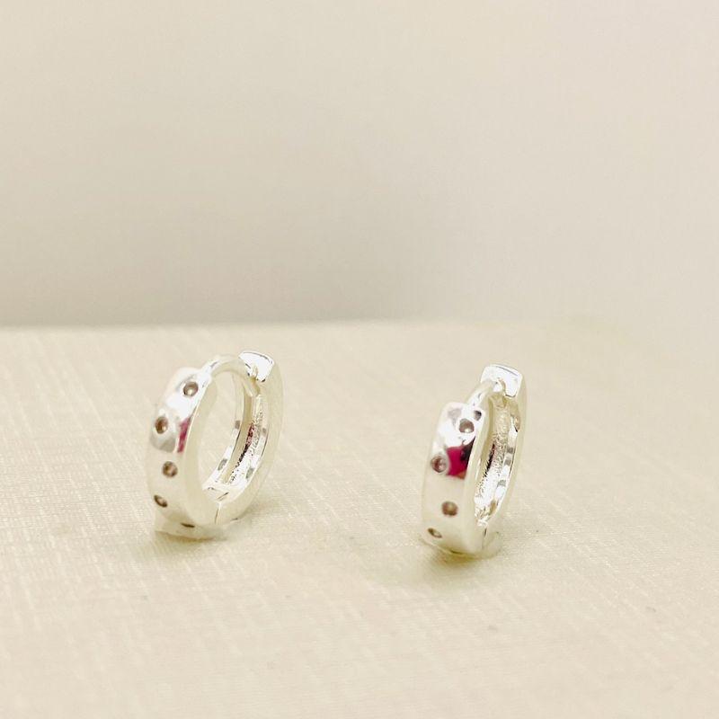 ARGOLA PONTOS DE LUZ ZIRCONIA