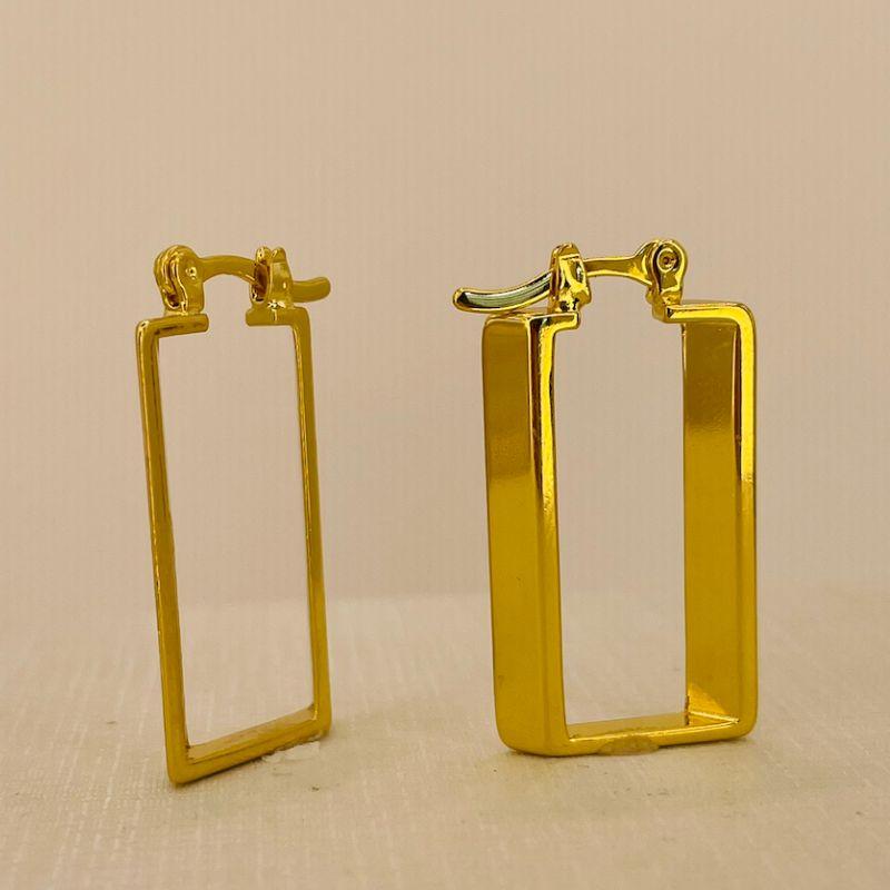 ARGOLA RETANGULAR LISA