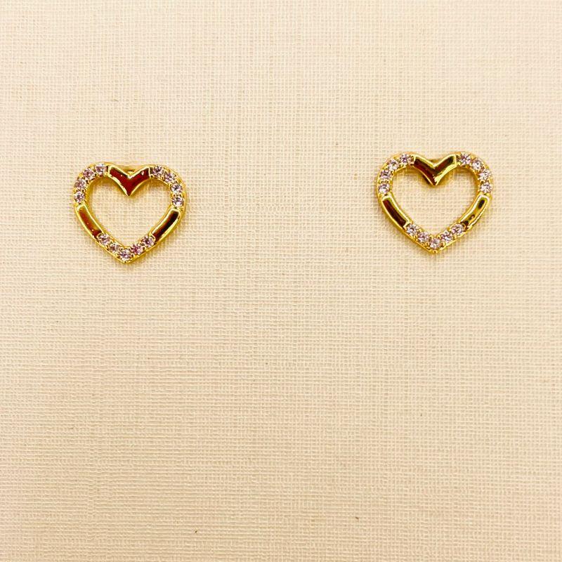 BRINCO CORACAO CANTOS ZIRCONIA