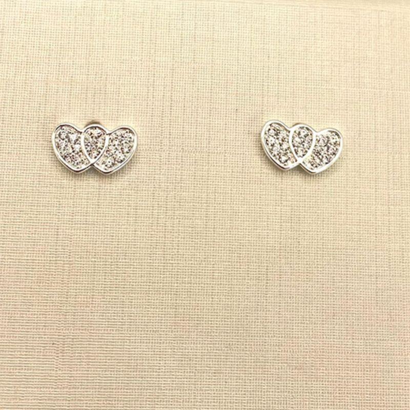 BRINCO CORAÇAO LISO E ZIRCONIA INTERNA