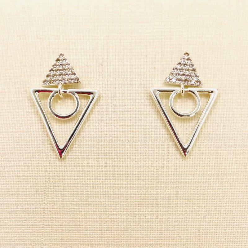 BRINCO TRIANGULO DUPLO PENDURADO