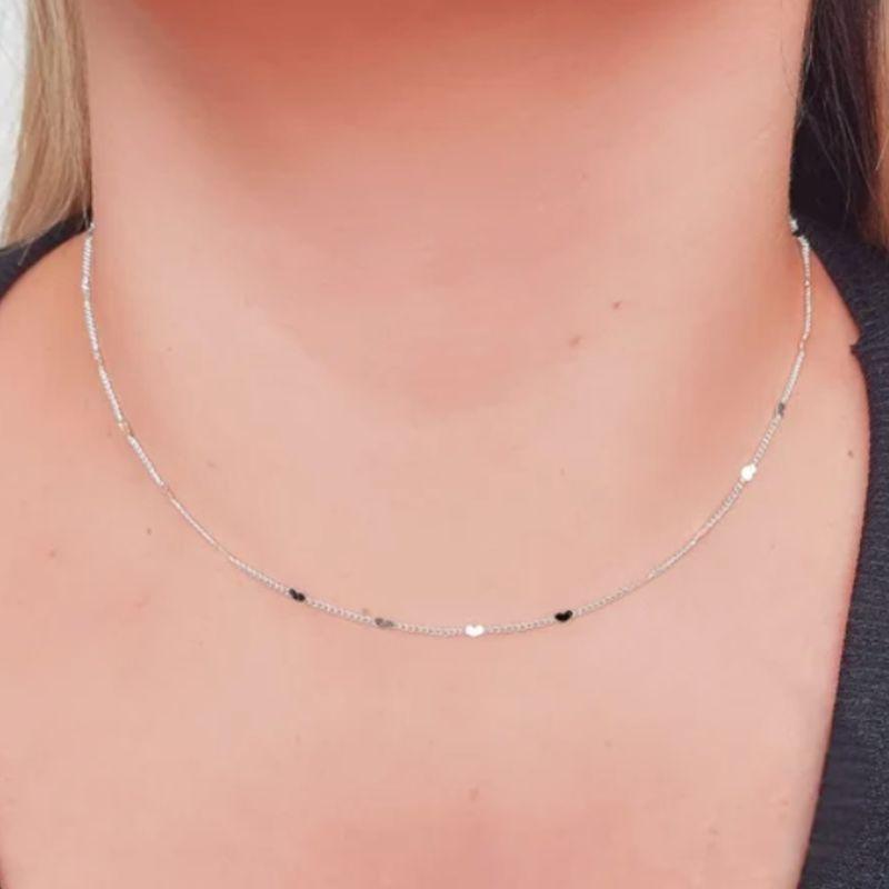 COLAR CORACAO CHAPINHA COM EXTENSOR