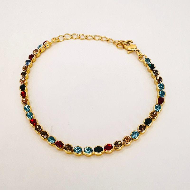 PULSEIRA ZIRCONIA COLORIDAS