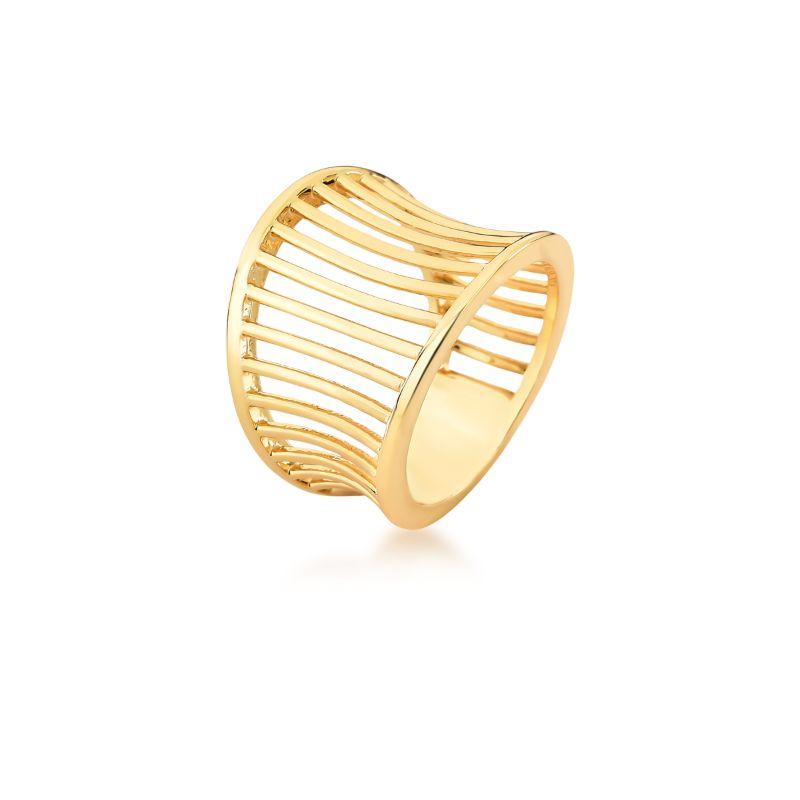 ANEL OVAL TEXTURIZADO