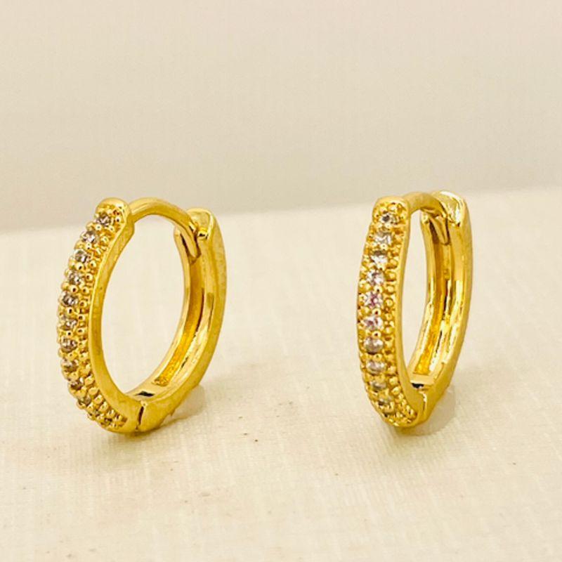 ARGOLA 1 FILEIRA ZIRCONIA