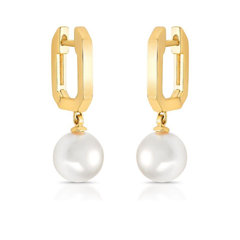 BRINCO PEROLA SHELL ZIRCONIA