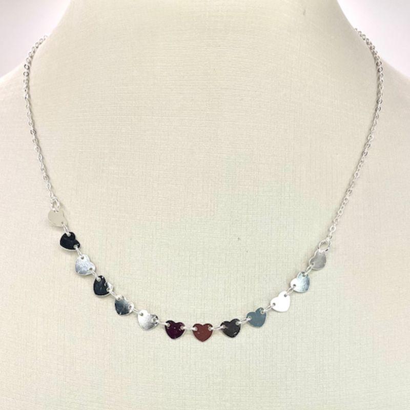 COLAR  CORACOES CHAPADOS