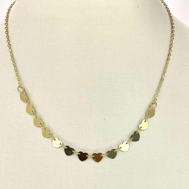 COLAR  CORACOES CHAPADOS