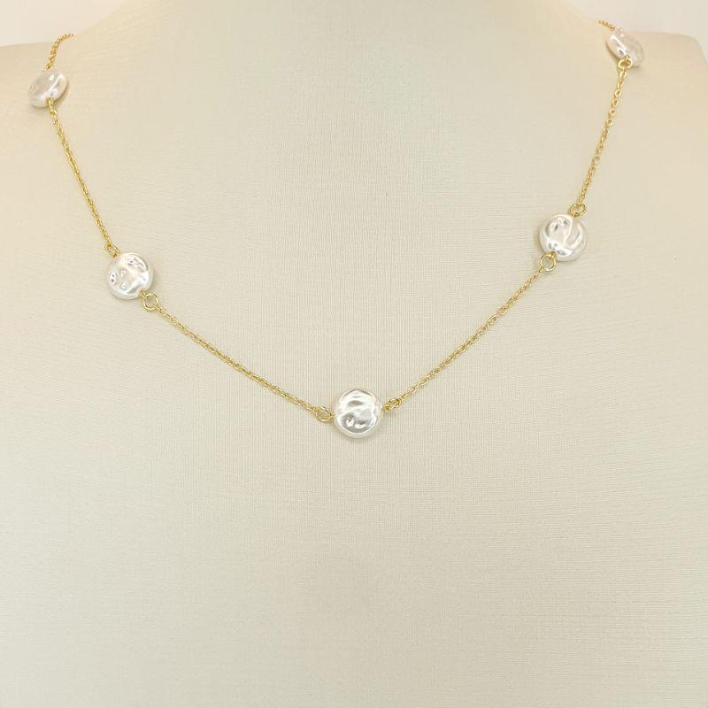 COLAR PEROLA BARROCA CHAPADA