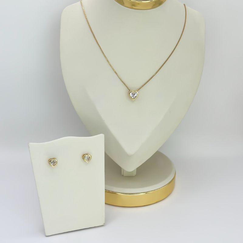 CONJUNTO CORACAO COM BORDA