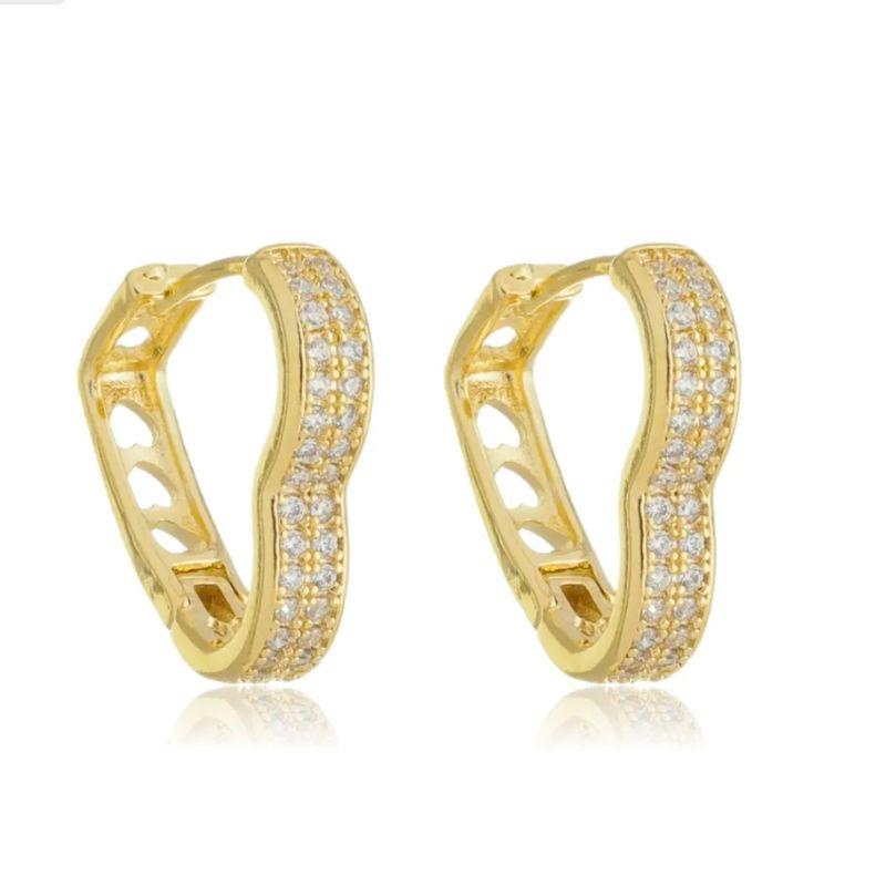 ARGOLA CORACAO DUPLA FILEIRA M