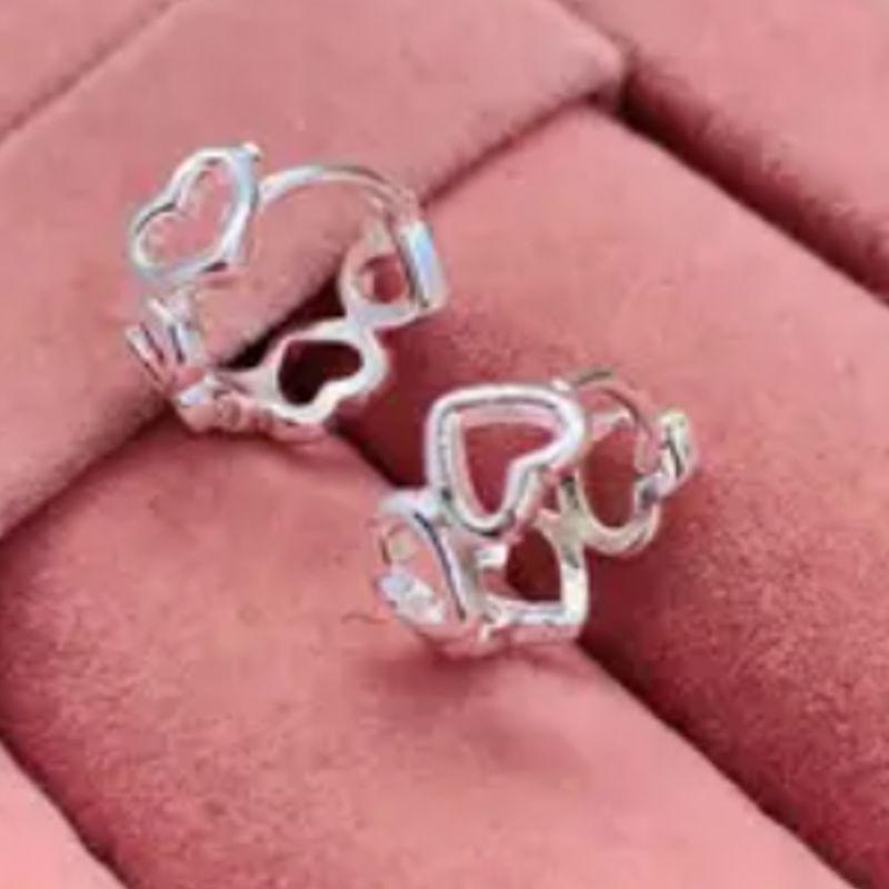 ARGOLA CORACAO PRATA G