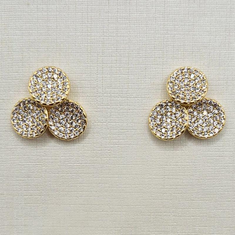 BRINCO TRES CIRCULOS CRAVEJADOS