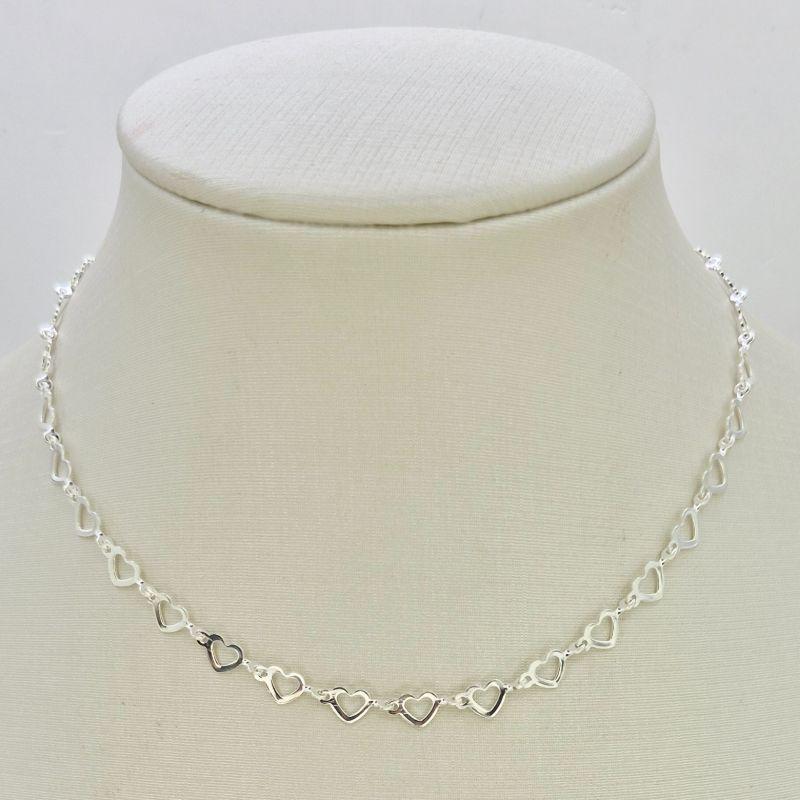 COLAR CORACOES VAZADOS