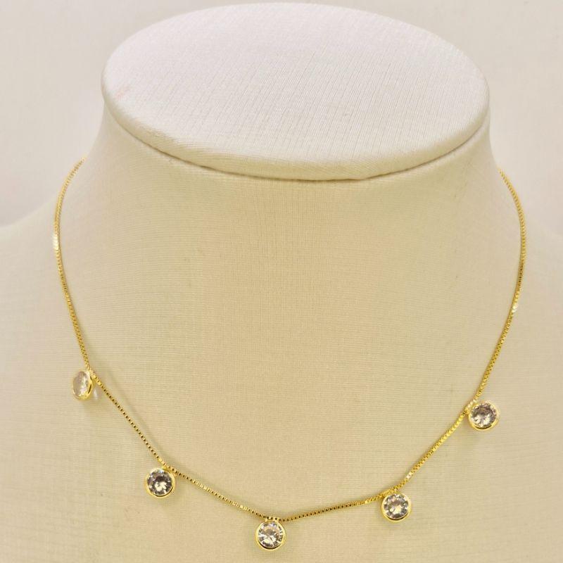 COLAR PONTOS DE LUZ REDONDOS