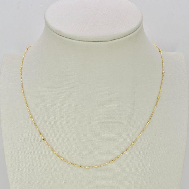 CORRENTE FINA COM BOLINHAS