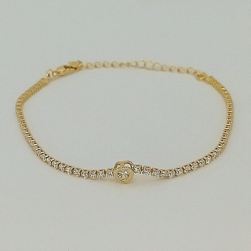 PULSEIRA CRAVEJADA C/ CORACAO PEQUENO