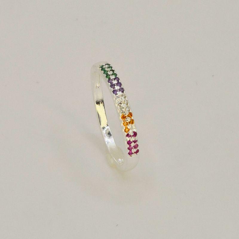 ANEL PEDRAS COLORIDAS