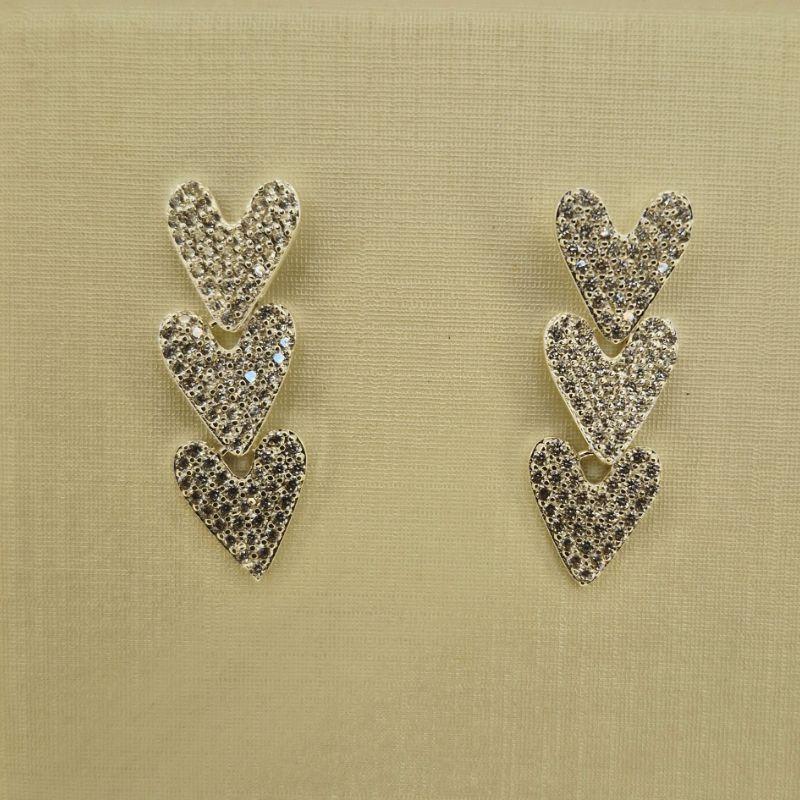 BRINCO 3 CORACOES CRAVEJADOS