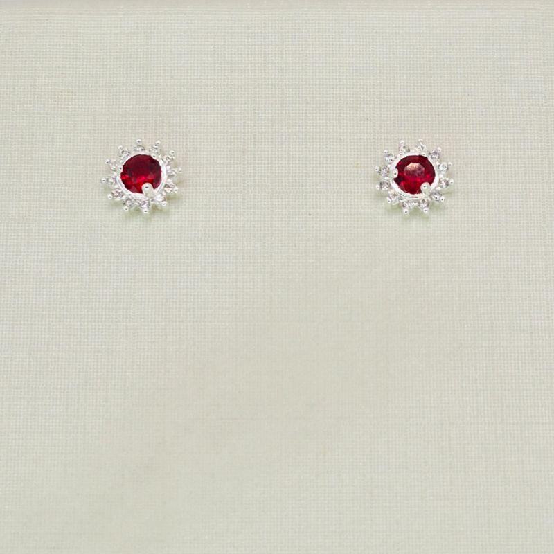 BRINCO PEDRA VERMELHA