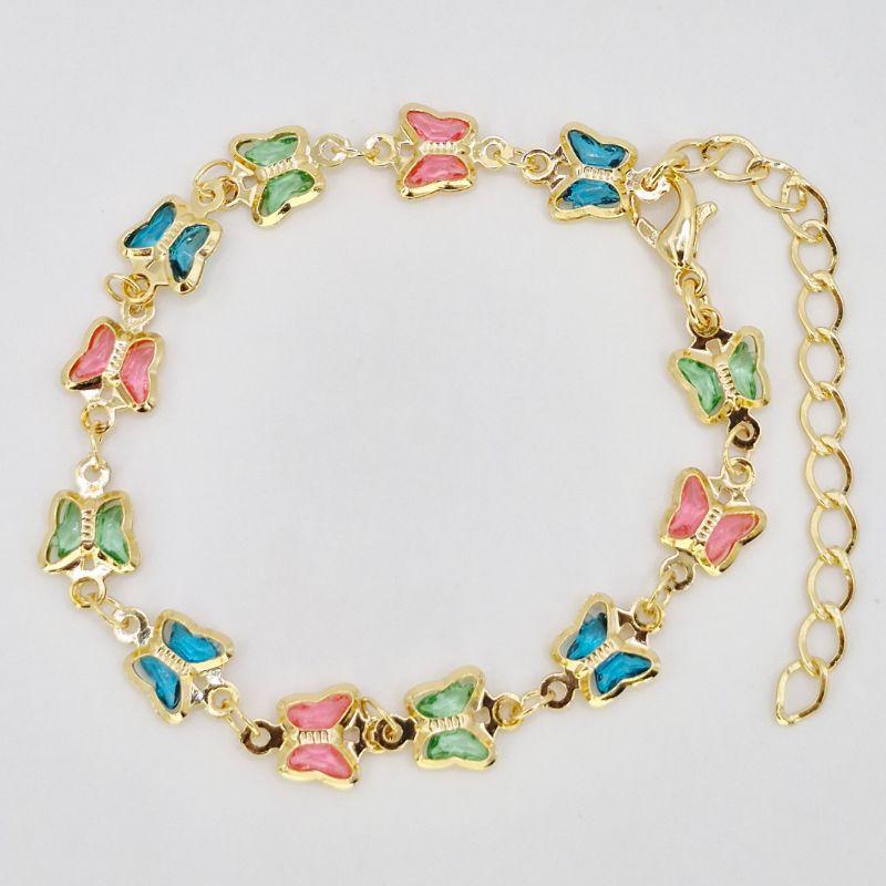 PULSEIRA BORBOLETAS COLORIDAS